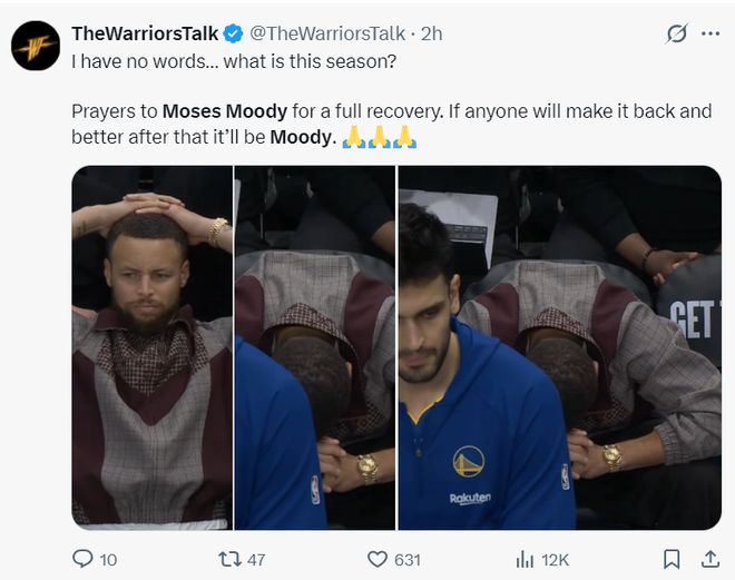 摩西-穆迪复出后遭遇致命左膝重伤