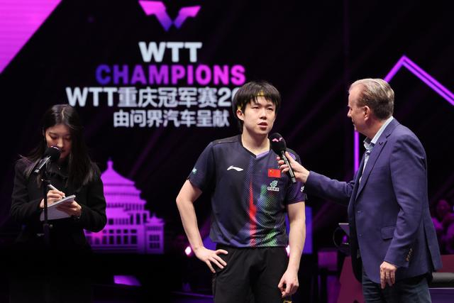 王楚钦速胜弗朗西斯卡赛后直言体育成绩为王