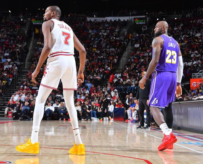 詹姆斯杜兰特季后赛终局对决 火箭湖人攻防大战