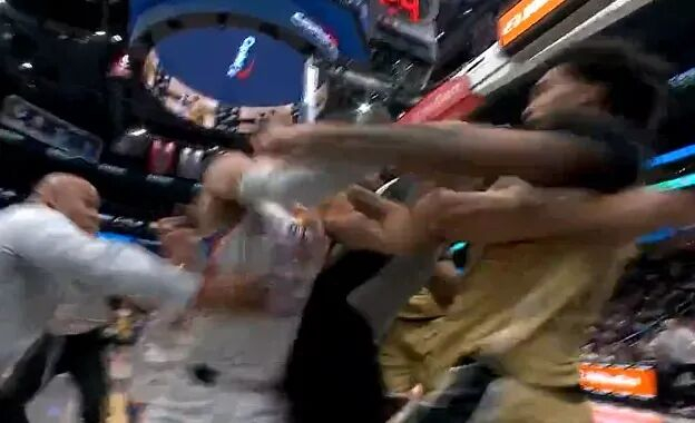 雷霆奇才球员冲突引大规模驱逐 雷霆大胜奇才